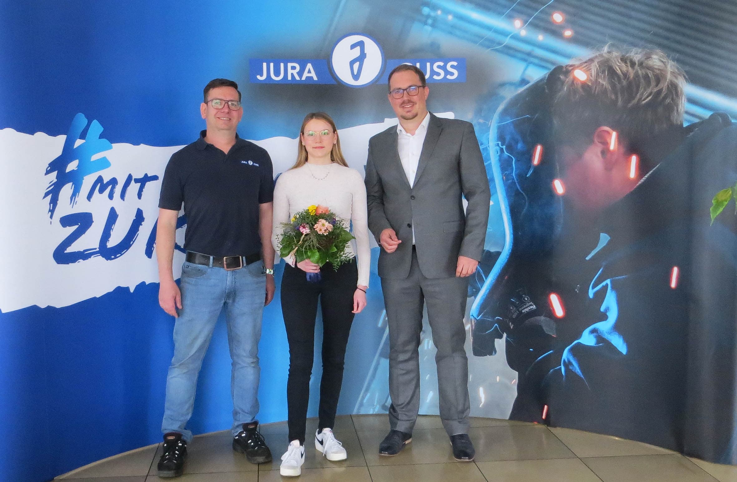 Bild von links nach rechts: Michael Weber, Veronika Merkl, Philipp Teschke