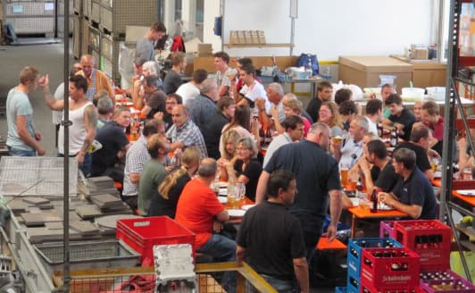 Sommerfeier in der Abteilung Mechanischen Bearbeitung