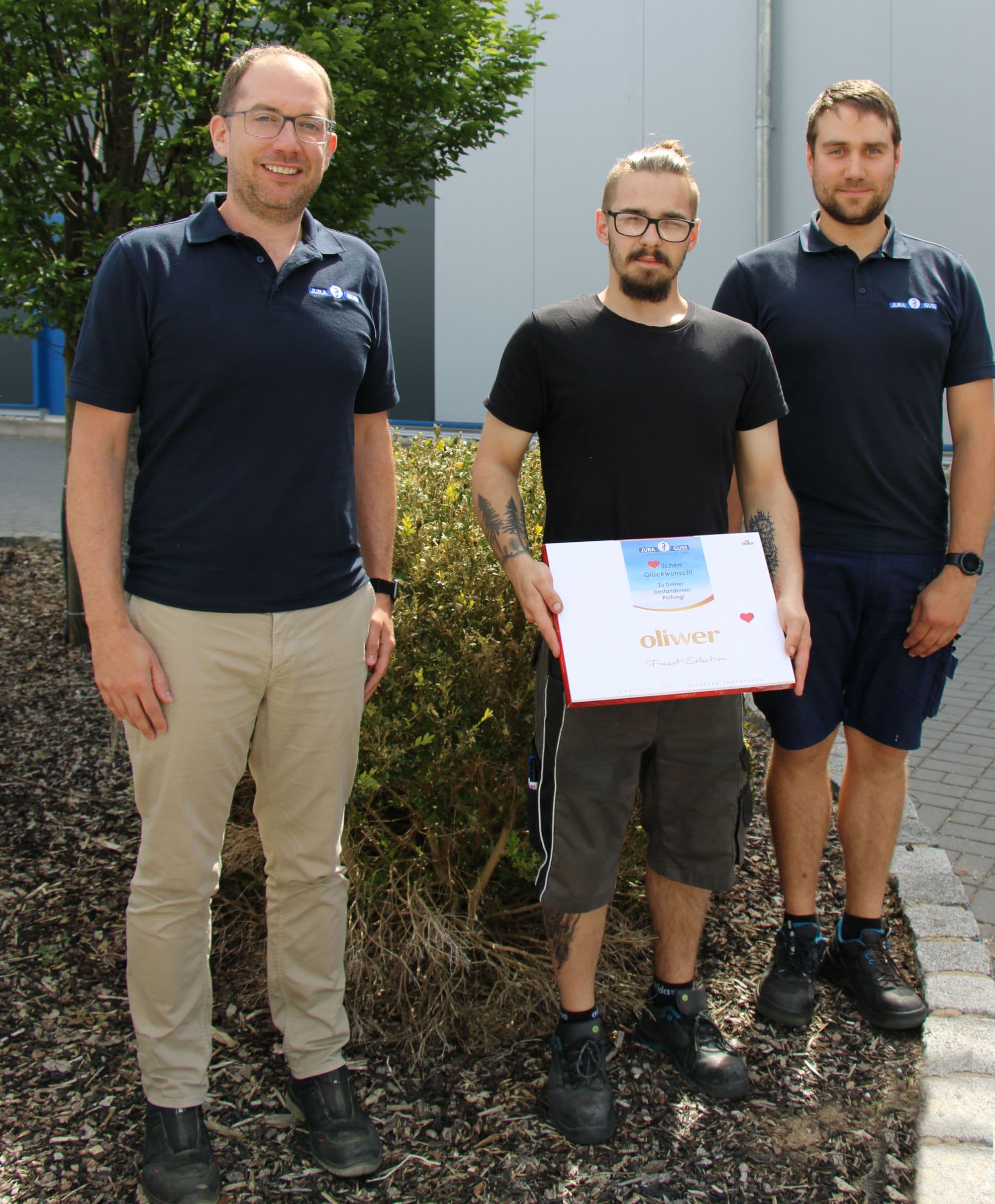 Bild von links nach rechts: Mathias Teschke, Oliwer Macheta, Albert Zeller